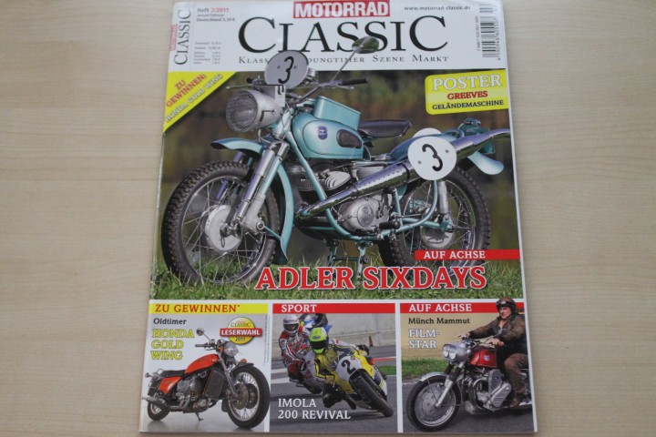 Deckblatt Motorrad Classic (02/2011)